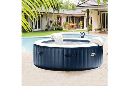 Spa gonflable INTEX SPA GONFLABLE INTEX PURESPA BLUE NAVY 6 PLACES –  PARIGNY ELECTROMENAGER