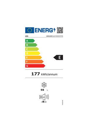 Congélateur armoire AEG ABB688E1LS - ENCASTRABLE 88CM