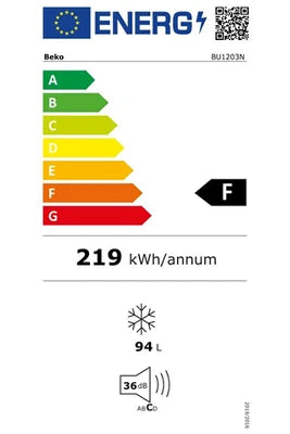 Congélateur armoire BEKO CONGELATEUR ENCASTRABLE BEKO BU 1203 N