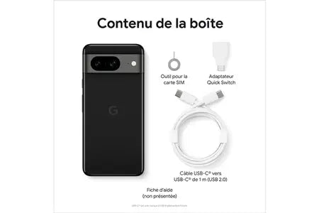 Smartphone Google Pixel 8 128Go Noir Volcanique 5G