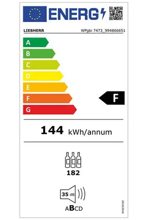 Cave multi-températures Liebherr WPGBI 7473-20