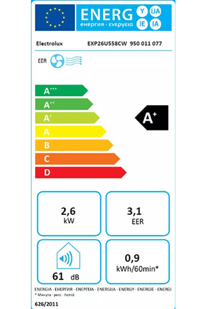 Climatiseur mobile ELECTROLUX EXP26U558CW