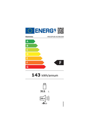 Réfrigérateur 1 porte ELECTROLUX KRS3DF18S - ENCASTRABLE 178CM