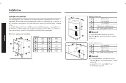 Four encastrable Samsung NV7B4450VAS