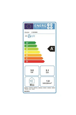 Climatiseur mobile KLARSTEIN METROBREEZE ROM - CLIMATISEUR - MOBILE, POSE AU SOL - 3.1 EER - BLANC