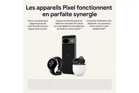 Smartphone Google Pixel 8 128Go Noir Volcanique 5G