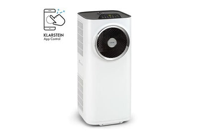 Climatiseur mobile KLARSTEIN CLIMATISEUR PORTABLE - KRAFTWERK SMART 10K - CLIMATISEUR 3-EN-1 - 10000BTU - CONTRÔLE PAR WIFI - BLANC