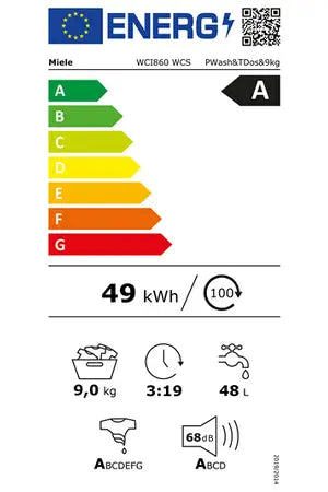 Lave-linge hublot MIELE WCI860