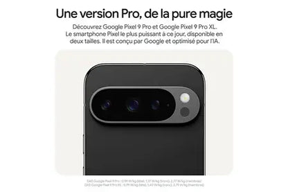 Smartphone Google Pixel 9 Pro 256Go Noir Obsidienne 5G