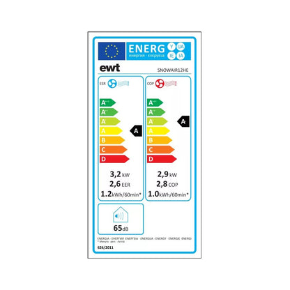 Climatiseur réversible Ewt SNOWAIR 12HE