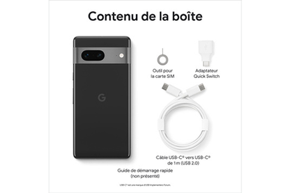 Smartphone GOOGLE PIXEL 7 128GO NOIR VOLCANIQUE 5G