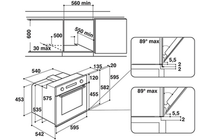 Four WHIRLPOOL AKP471NB/01