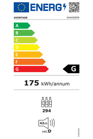 Cave de vieillissement AVINTAGE DHA305PA