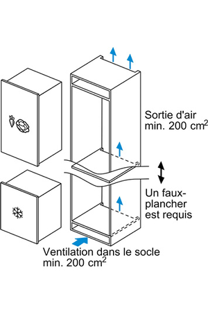 Congélateur bar SIEMENS GI11VADE0 - ENCASTRABLE 72CM