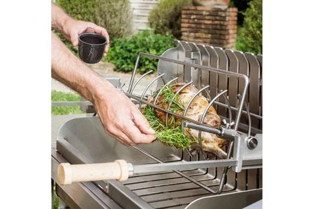 Barbecue LE MARQUIER BARBECUE À CHARBON LE MARQUIER EXCLUSIVE MENDY 54 X 32 CM INOX