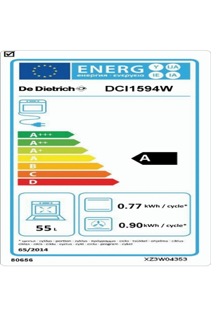 Cuisinière induction DE DIETRICH DCI1594W