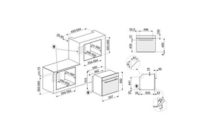 Micro-ondes combiné SMEG SO6102M2N