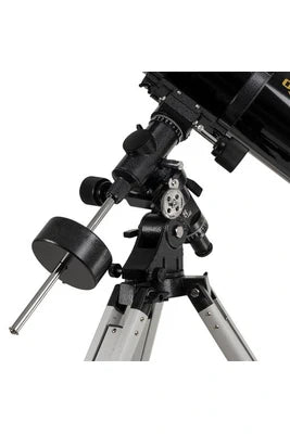 Télescope OMEGON PACK COMPLET TÉLESCOPE 150/750 EQ4 ET ZOOM ET VISÉE POLAIRE ET GUIDE DÉBUTANT ET OCULAIRES ET BARLOW - OMEGON