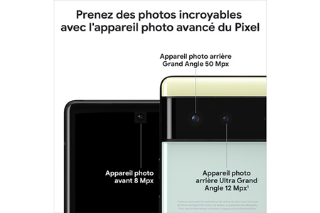 Smartphone GOOGLE PIXEL 6 128GO NOIR CARBONE 5G