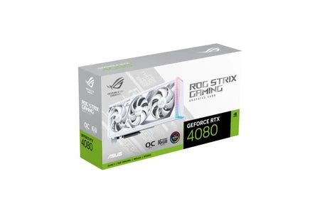 Carte graphique ASUS CARTE GRAPHIQUE ROG STRIX GEFORCE RTX 4080 90YV0IC4-M0NA00 16GO GDDR6X 2625MHZ PCI EXPRESS X4 BALNC