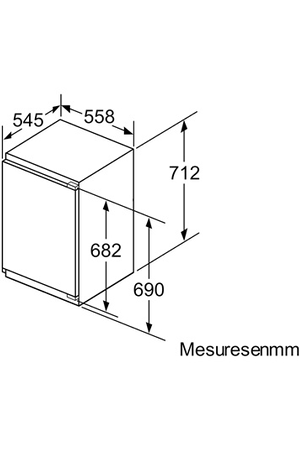 Congélateur bar SIEMENS GI11VADE0 - ENCASTRABLE 72CM