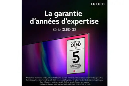 TV OLED LG 55G2 4K UHD 55'' SMART TV NOIR