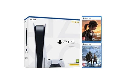 Console PlayStation 5 SONY SONY PLAYSTATION 5 CHASIS C + THE LAST OF US PARTE 1 + GOD OF WAR RAGNARÖK