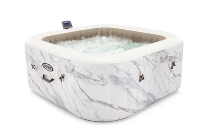 Spa gonflable INTEX SPA GONFLABLE PURESPA CALACATTA CARRÉ BULLES 4 PLACES - INTEX