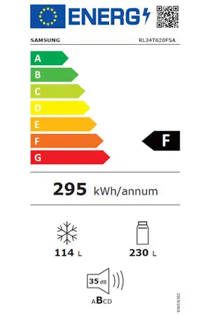 Refrigerateur congelateur en bas SAMSUNG RL34T620FSA